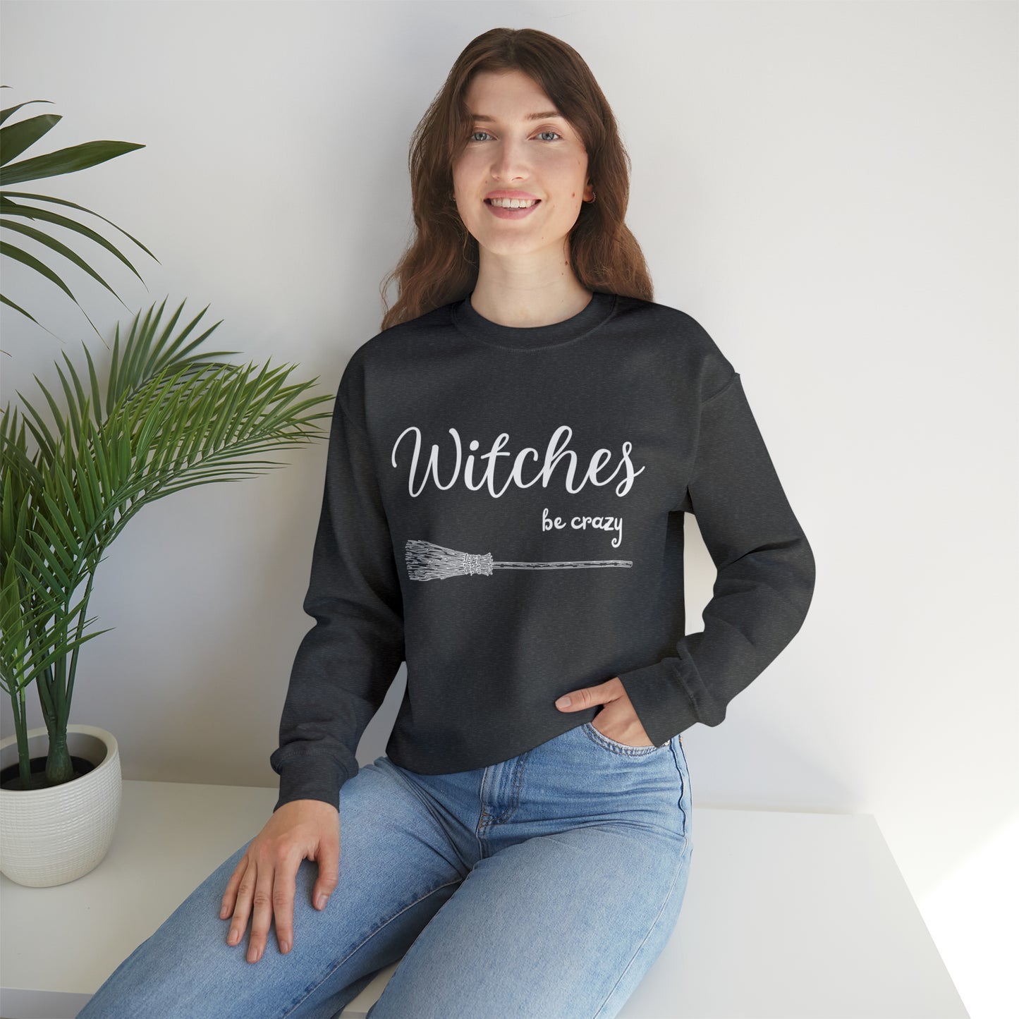 Witches Be Crazy Funny Halloween Sweatshirt