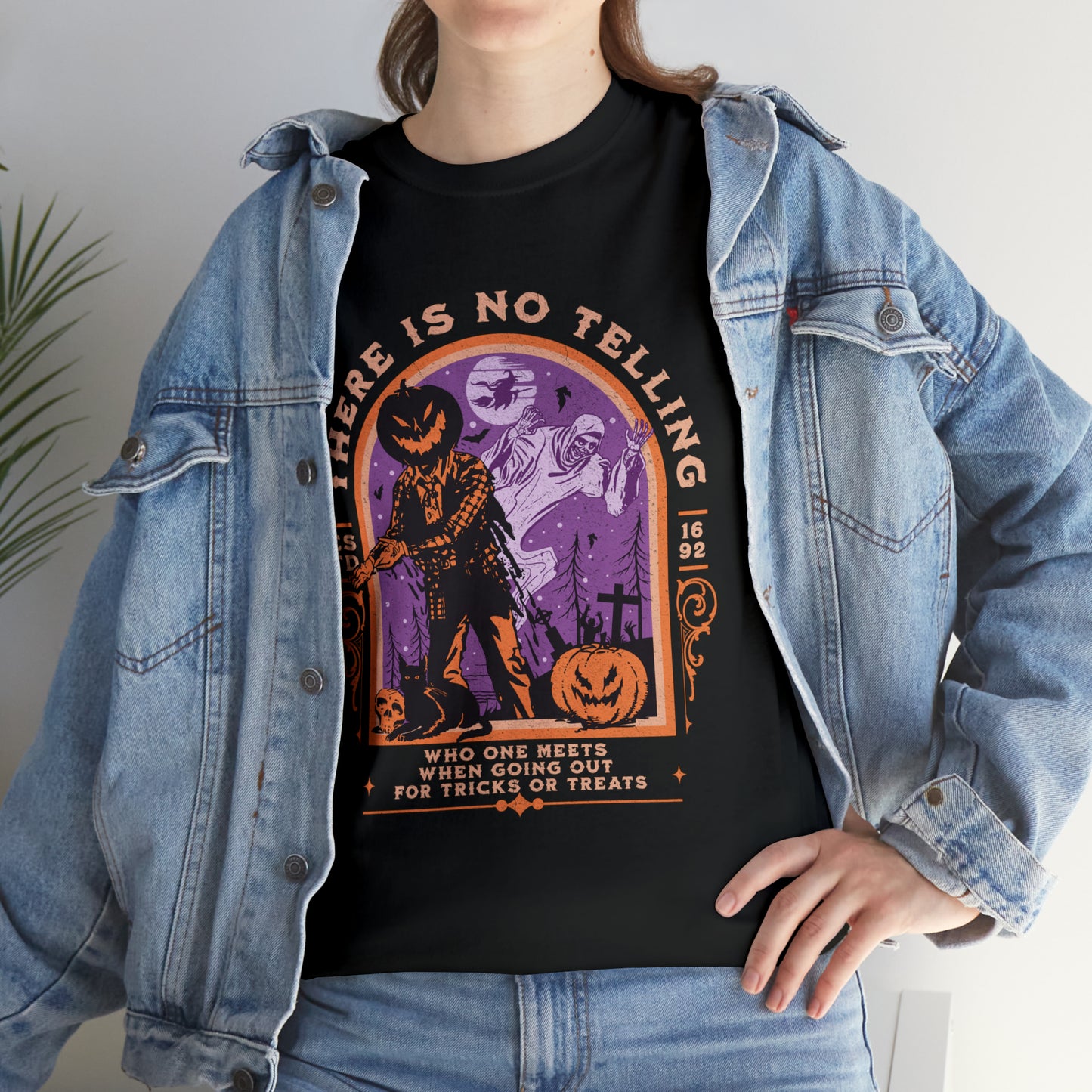 There Is No Telling Who One Meets When Going For Tricks Or Treats Pumpkinhead Spooky Halloween Shirt