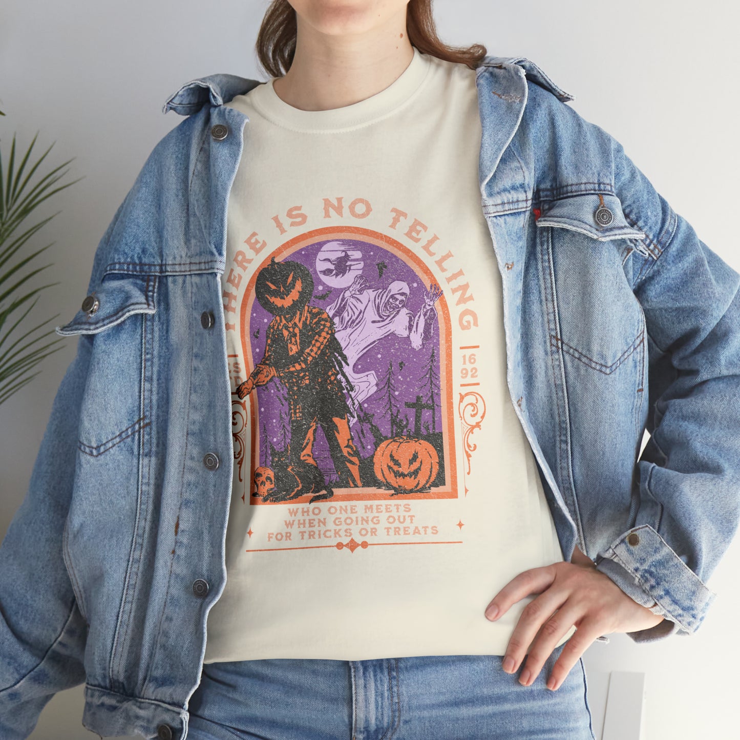 There Is No Telling Who One Meets When Going For Tricks Or Treats Pumpkinhead Spooky Halloween Shirt