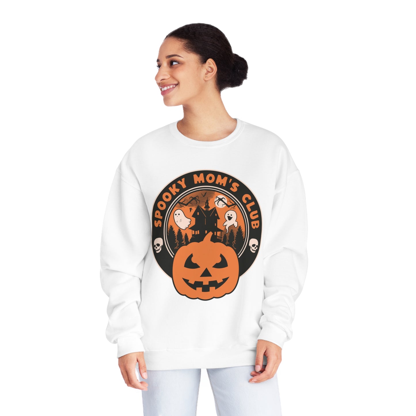 Spooky Mom's Club Halloween Sweatshirt