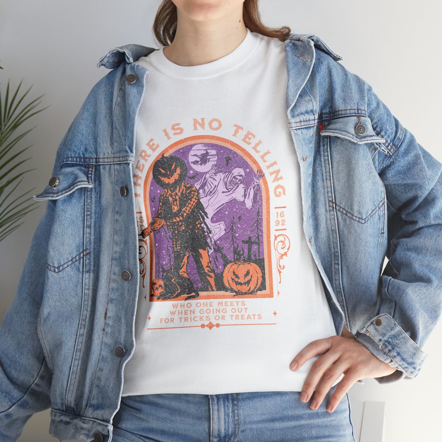 There Is No Telling Who One Meets When Going For Tricks Or Treats Pumpkinhead Spooky Halloween Shirt