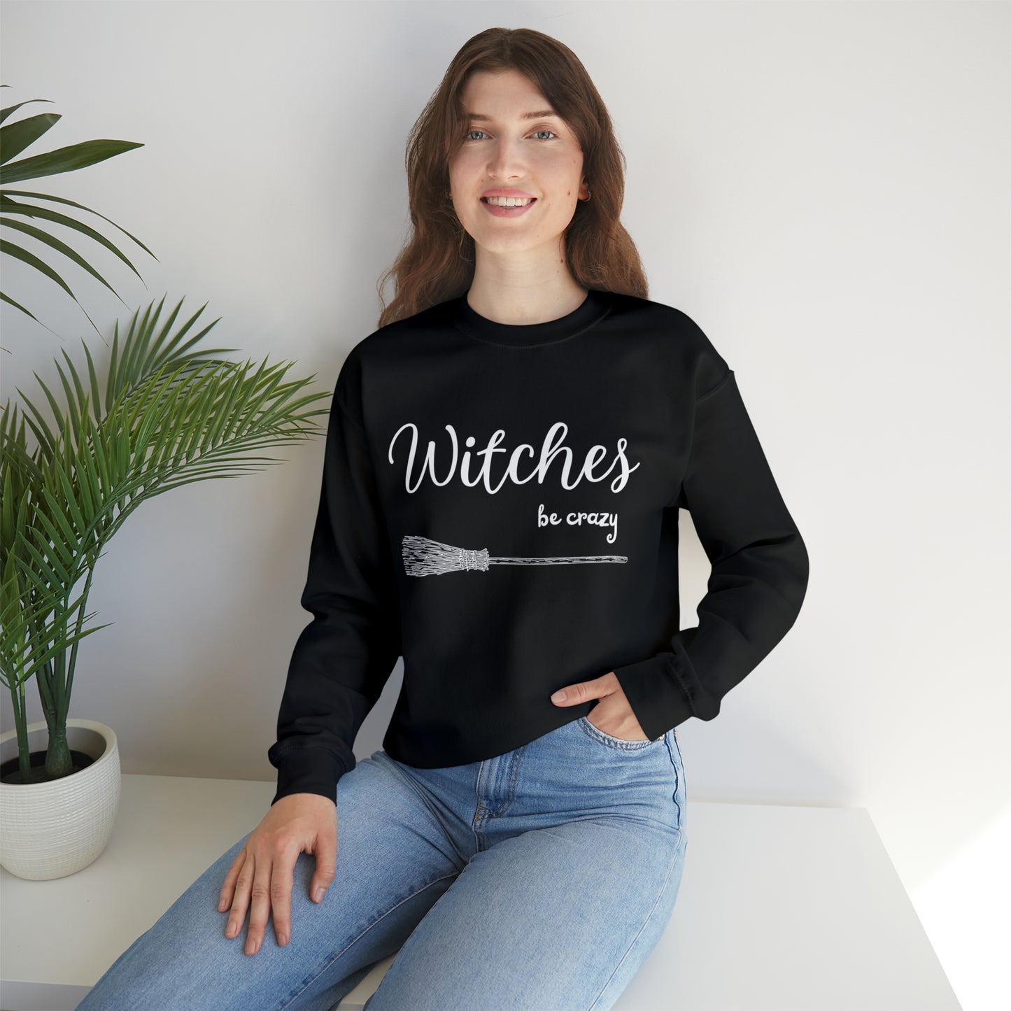 Witches Be Crazy Funny Halloween Sweatshirt