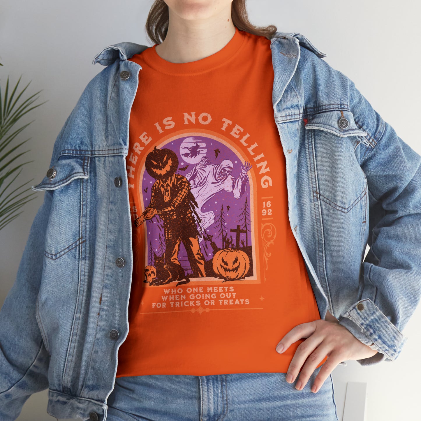 There Is No Telling Who One Meets When Going For Tricks Or Treats Pumpkinhead Spooky Halloween Shirt