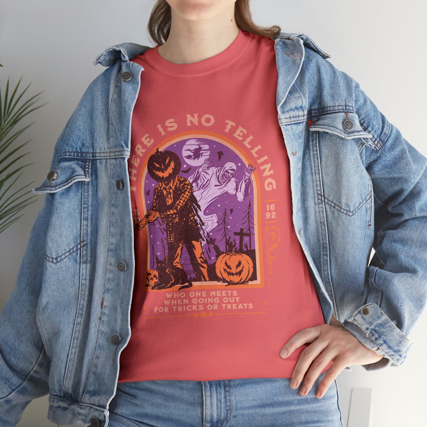 There Is No Telling Who One Meets When Going For Tricks Or Treats Pumpkinhead Spooky Halloween Shirt