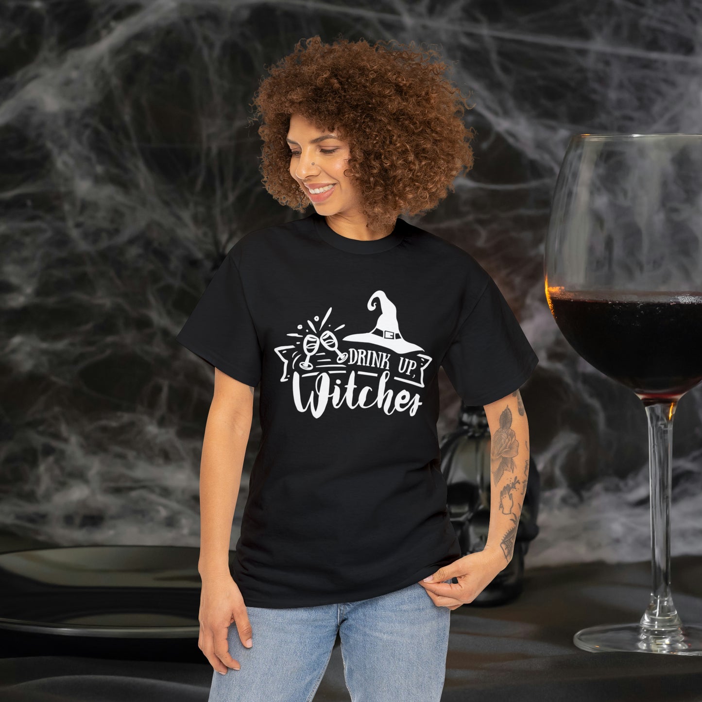 Drink Up Witches Funny Halloween Witch Shirt