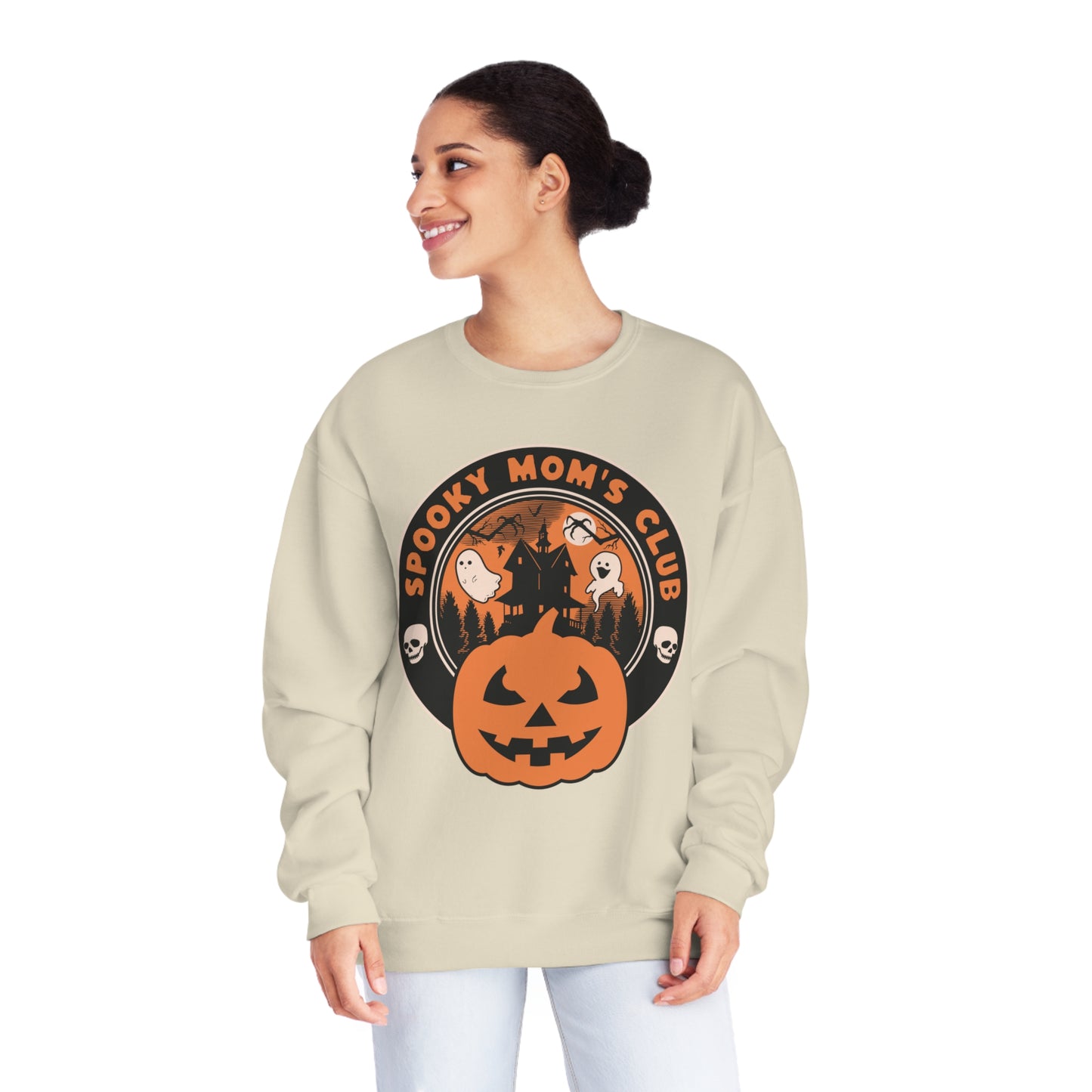 Spooky Mom's Club Halloween Sweatshirt