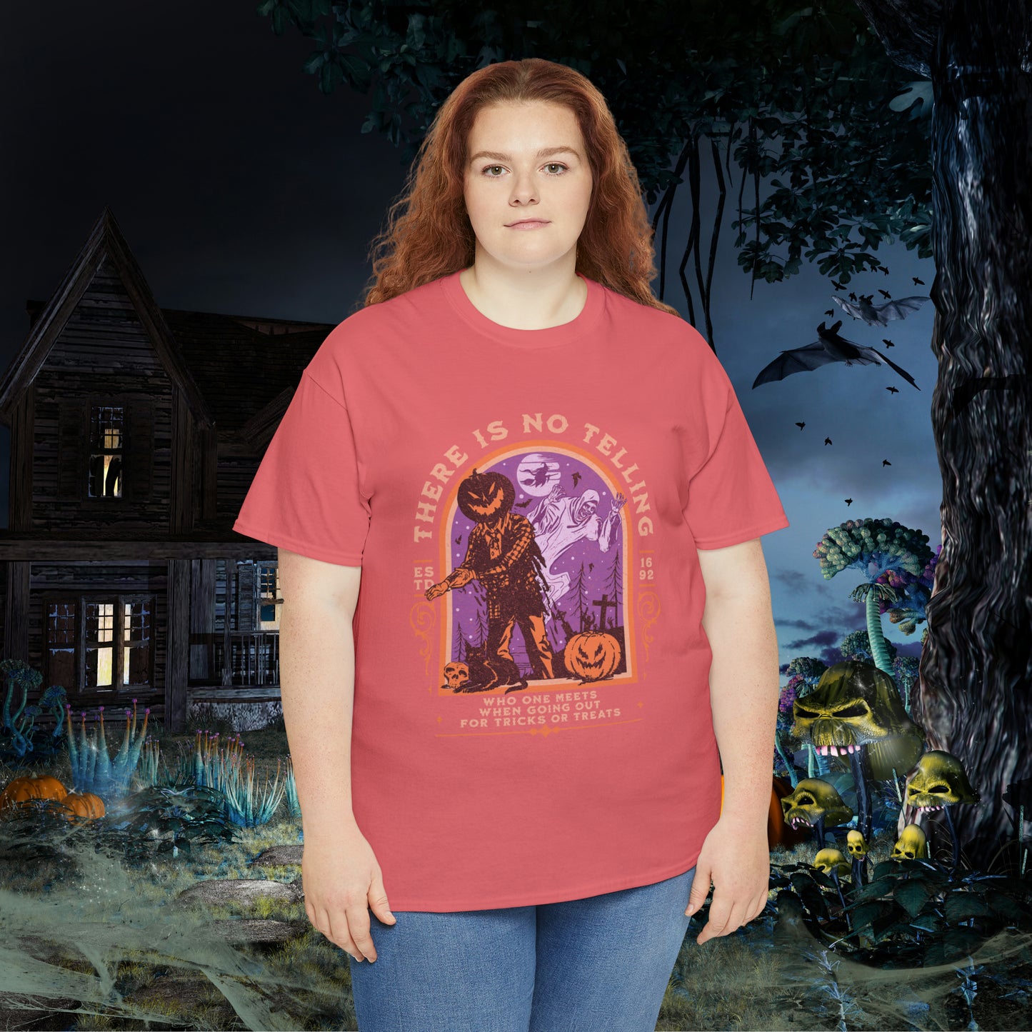 There Is No Telling Who One Meets When Going For Tricks Or Treats Pumpkinhead Spooky Halloween Shirt