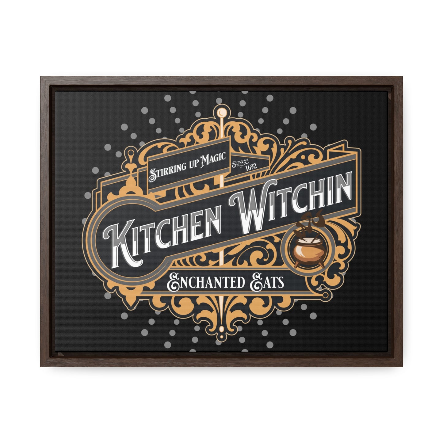 Kitchen Witchin Enchanted Eats Gallery Canvas Wraps Sign