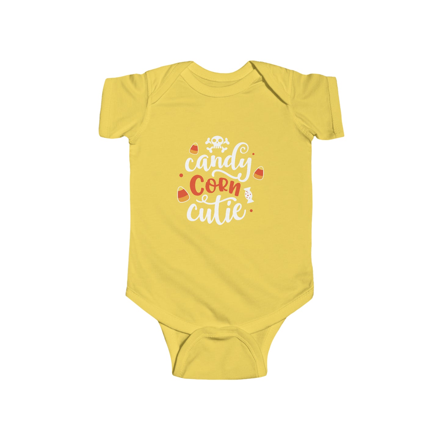 Candy Corn Cutie Halloween Infant Baby Bodysuit Onesie