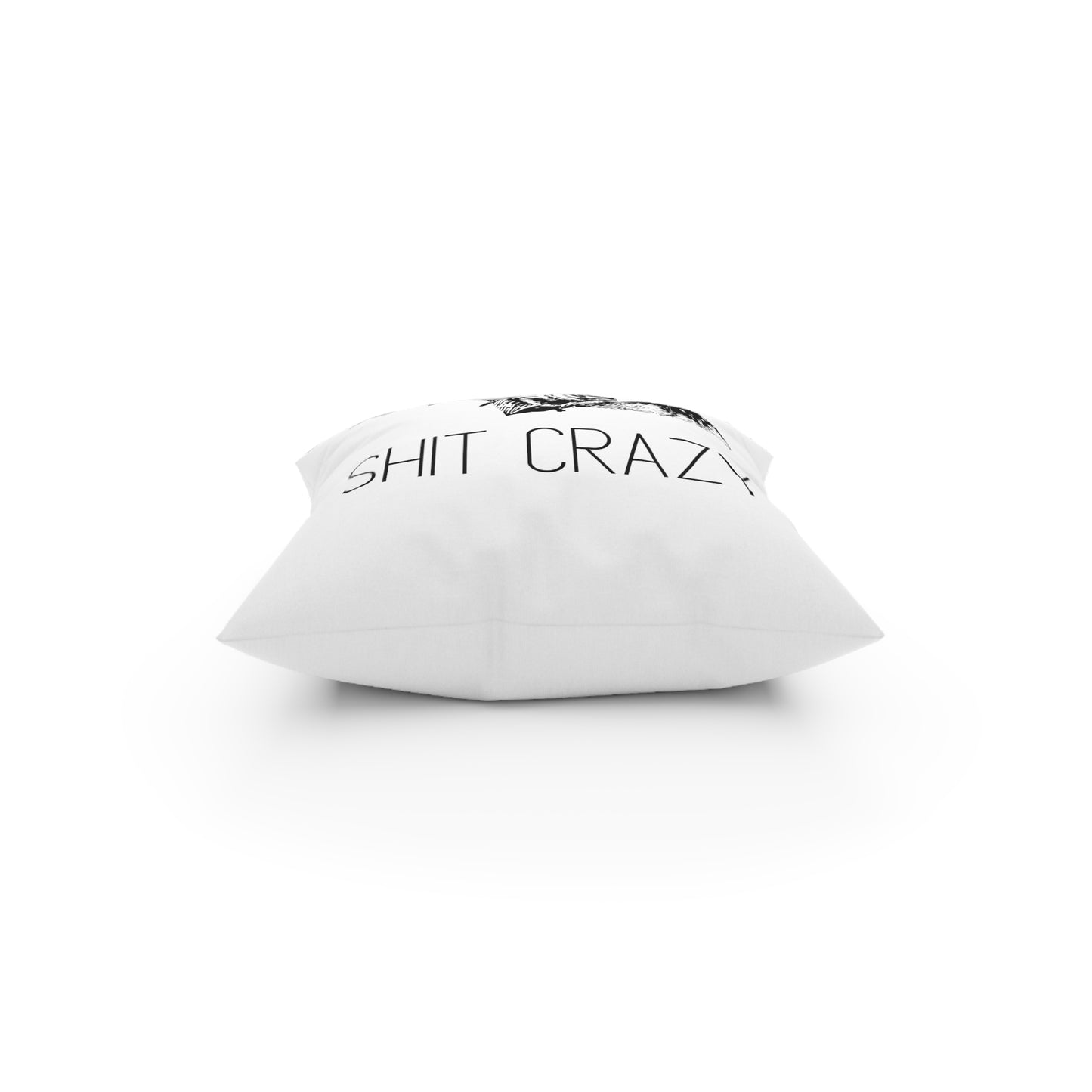 Bat Shit Crazy Funny Halloween Goth Pillow