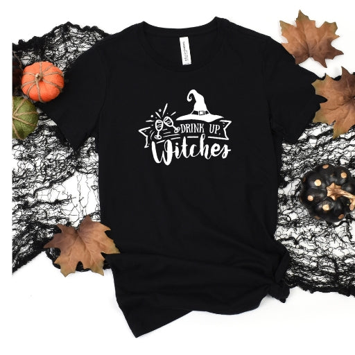 Drink Up Witches Funny Halloween Witch Shirt